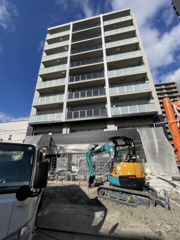 【関目駅7分】LiveCasa関目｜城東区関目の利便性抜群な好立地1DK賃貸情報｜2025年築・宅配BOX・浴室乾燥完備